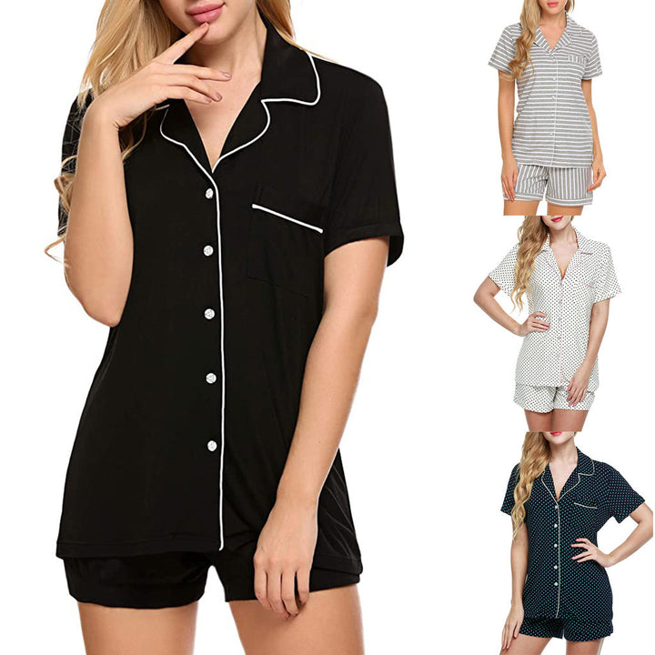 Women's pajama set with polka dots and comfortable fit Lune London