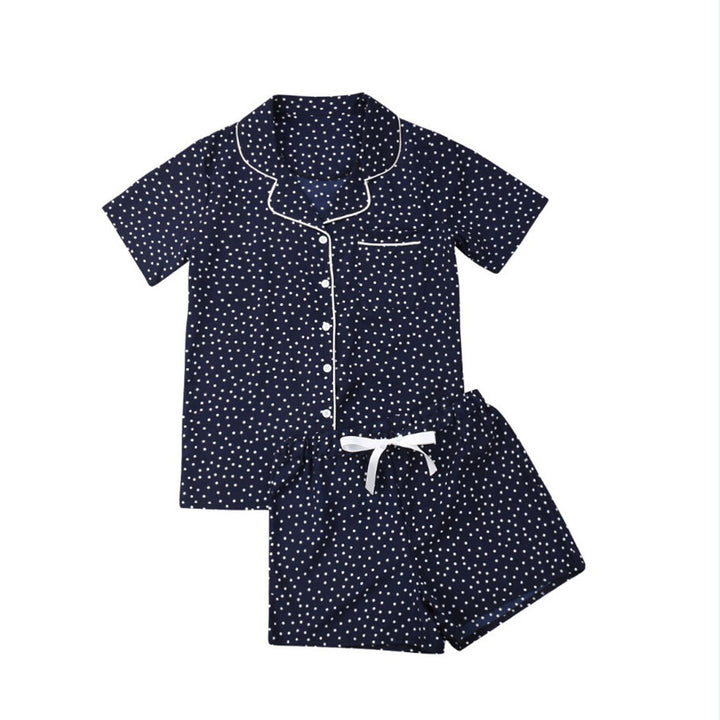 Women's pajama set with polka dots and comfortable fit Lune London