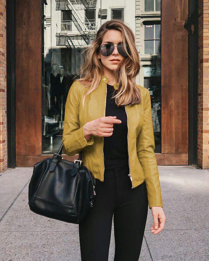 Lune London | Leather Jacket - Elegant - Black, flexible leather, refined finish - Perfect for an evening out