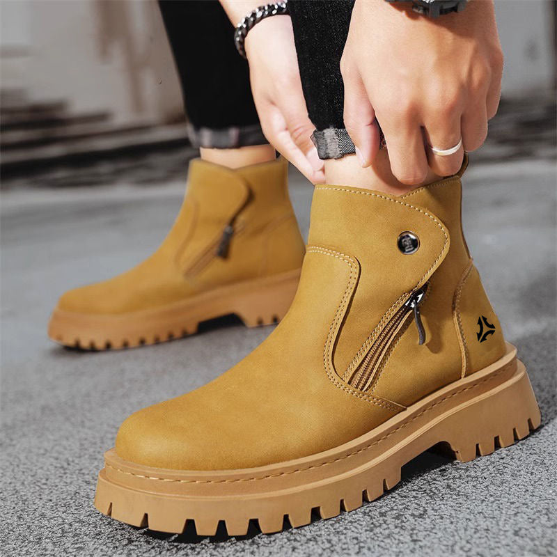 Men's work boots in British style