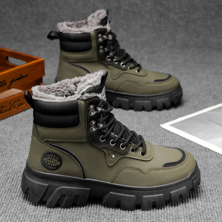 Men's winter boots, insulated, water-repellent