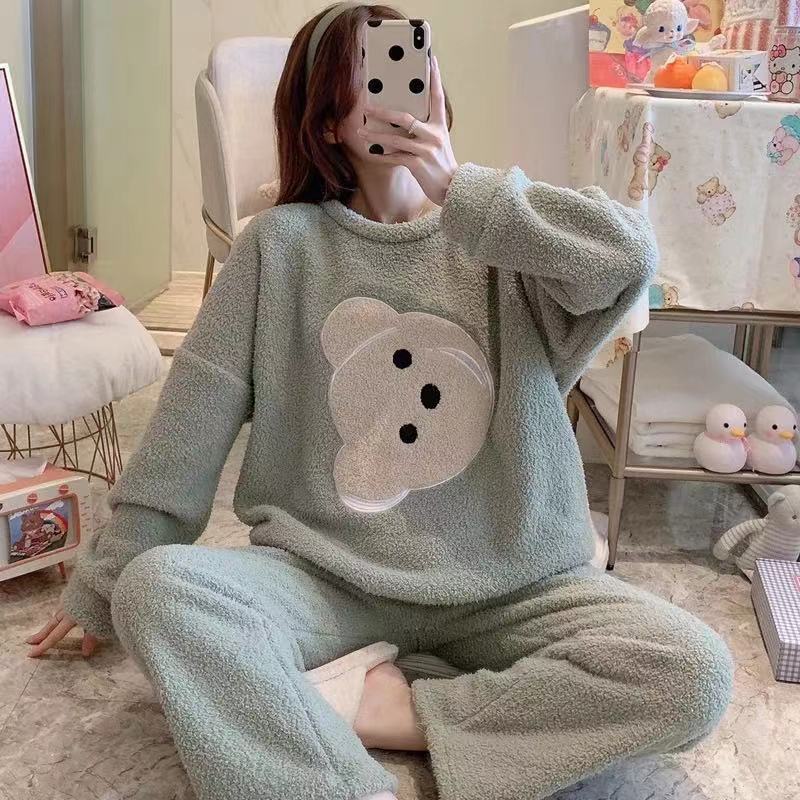 Women's Pajama Set, Flannel, Lined, Winter