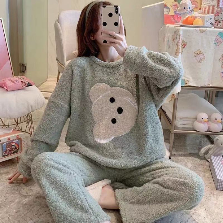 Women's Pajama Set, Flannel, Lined, Winter