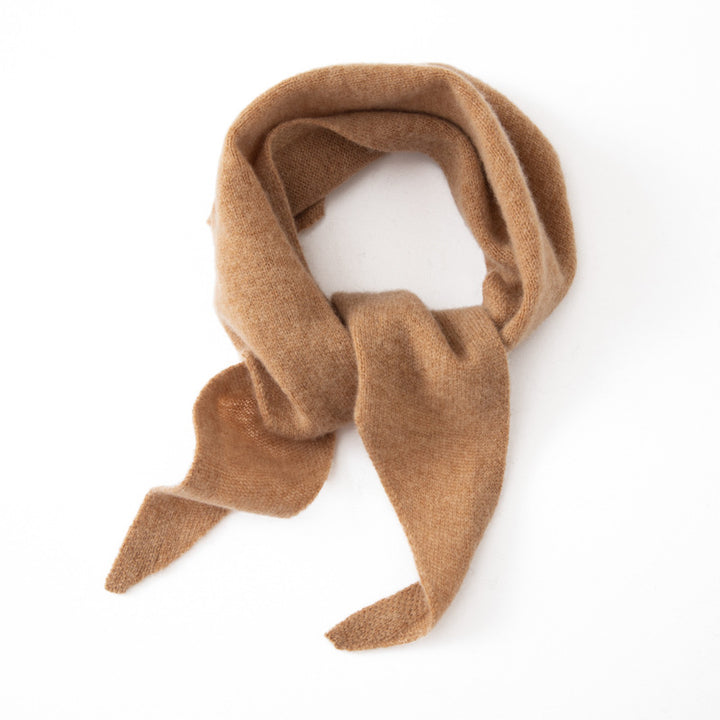 Triangle scarf made of cashmere imitation, warming, 100x33 cm