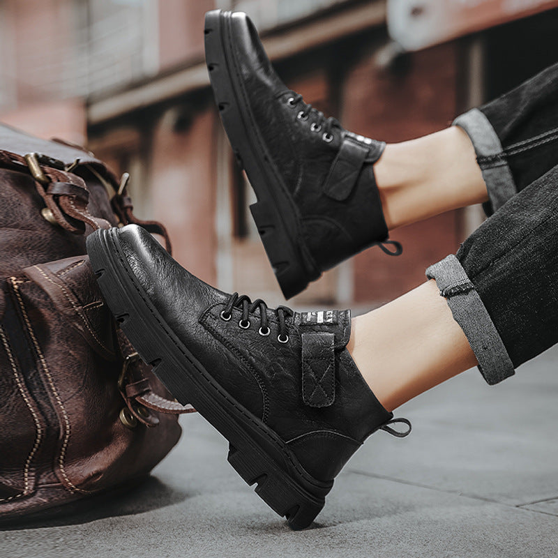 Padded Retro Boots, non-slip