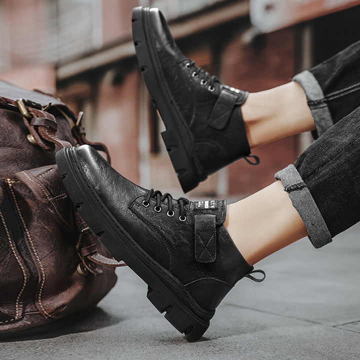 Padded Retro Boots, non-slip