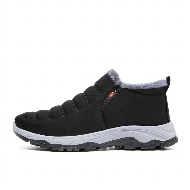 Padded Unisex Winter Boots with Wool Blend Lining