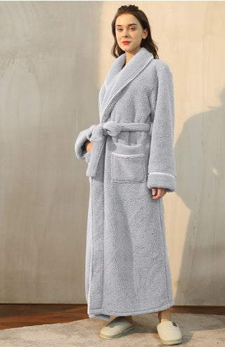 Lune London | Stylish Thick Over-Knee Plush Bathrobe