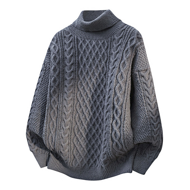 Men's cable knit sweater