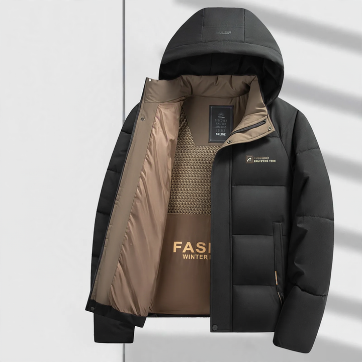 Men's quilted jacket, reversible, padded