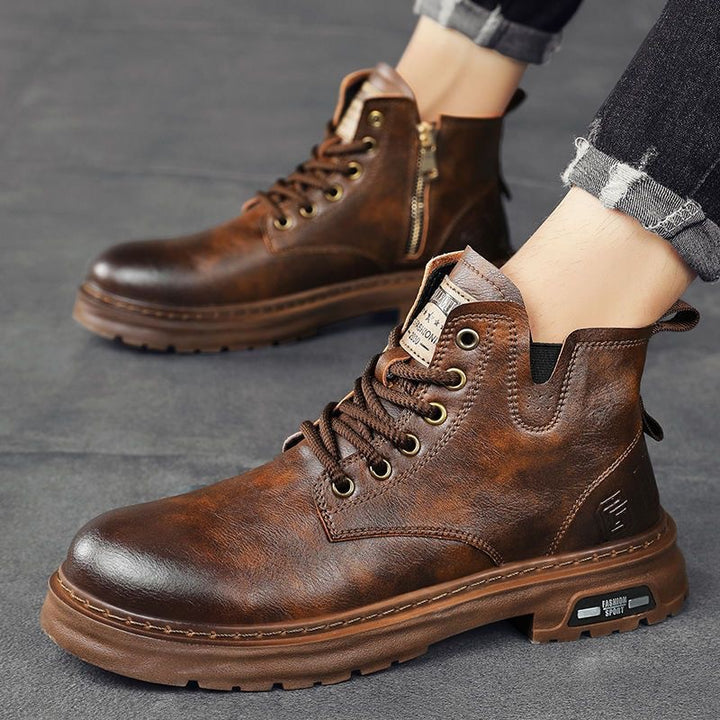 Men's casual style boots, breathable