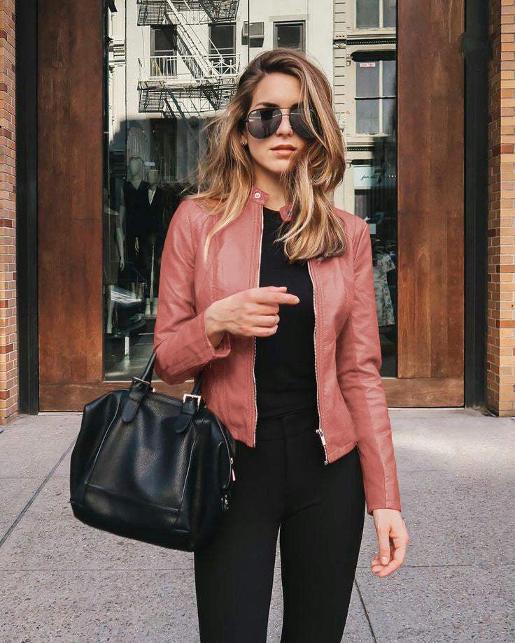 Lune London | Leather Jacket - Elegant - Black, flexible leather, refined finish - Perfect for an evening out