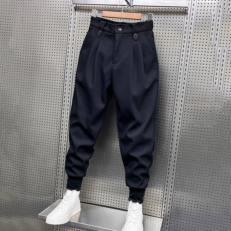 Lune London | Black Pleated Harem Pants