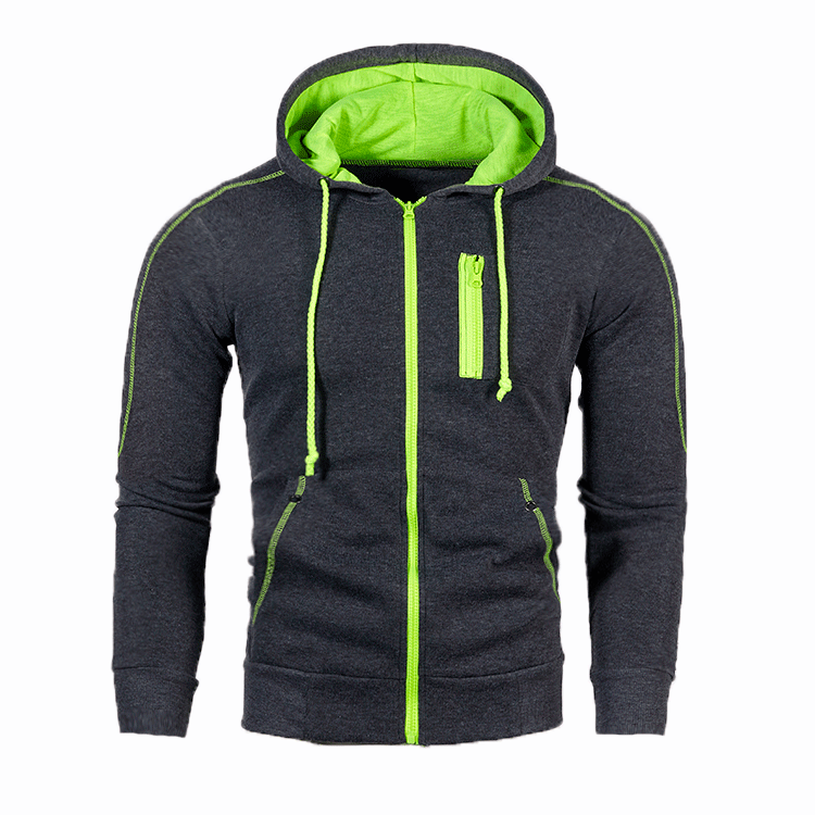 Men's functional hoodie with innovative zipper and practical pockets Lune London