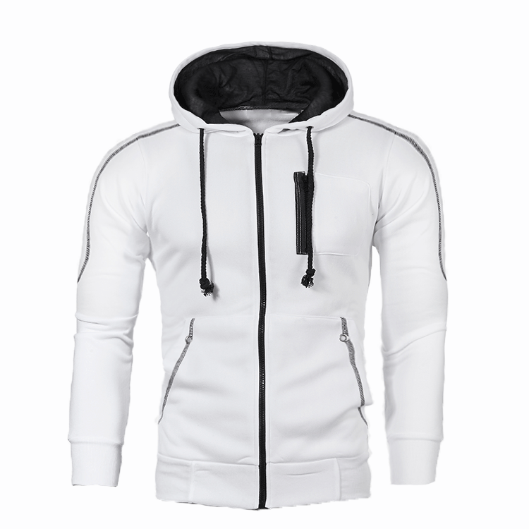 Men's functional hoodie with innovative zipper and practical pockets Lune London