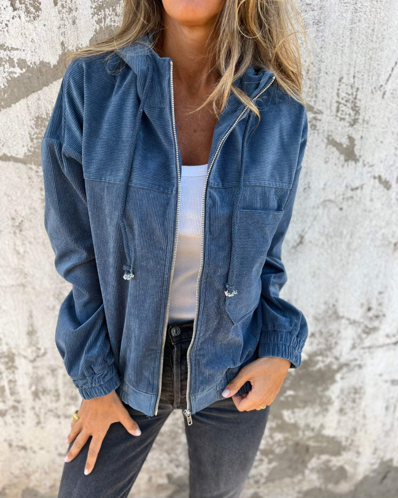 Lune London | Corduroy Hoodie Jacket