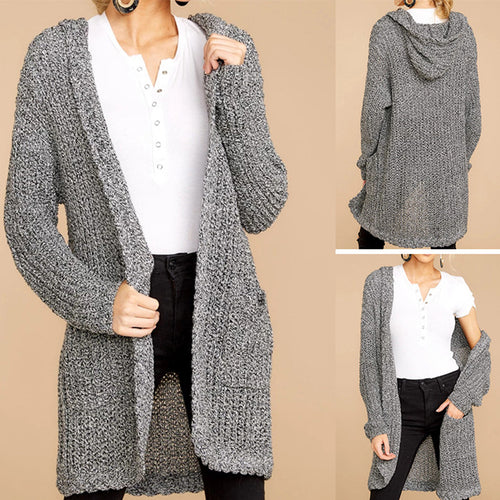 Women's cardigan with front opening and relaxed fit Amarae