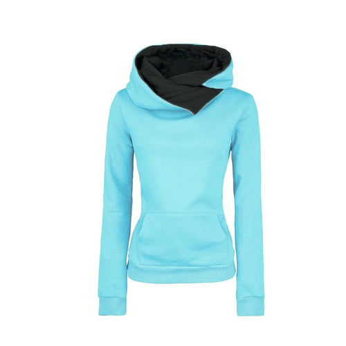 Women's hoodie with asymmetrical cut Amarae