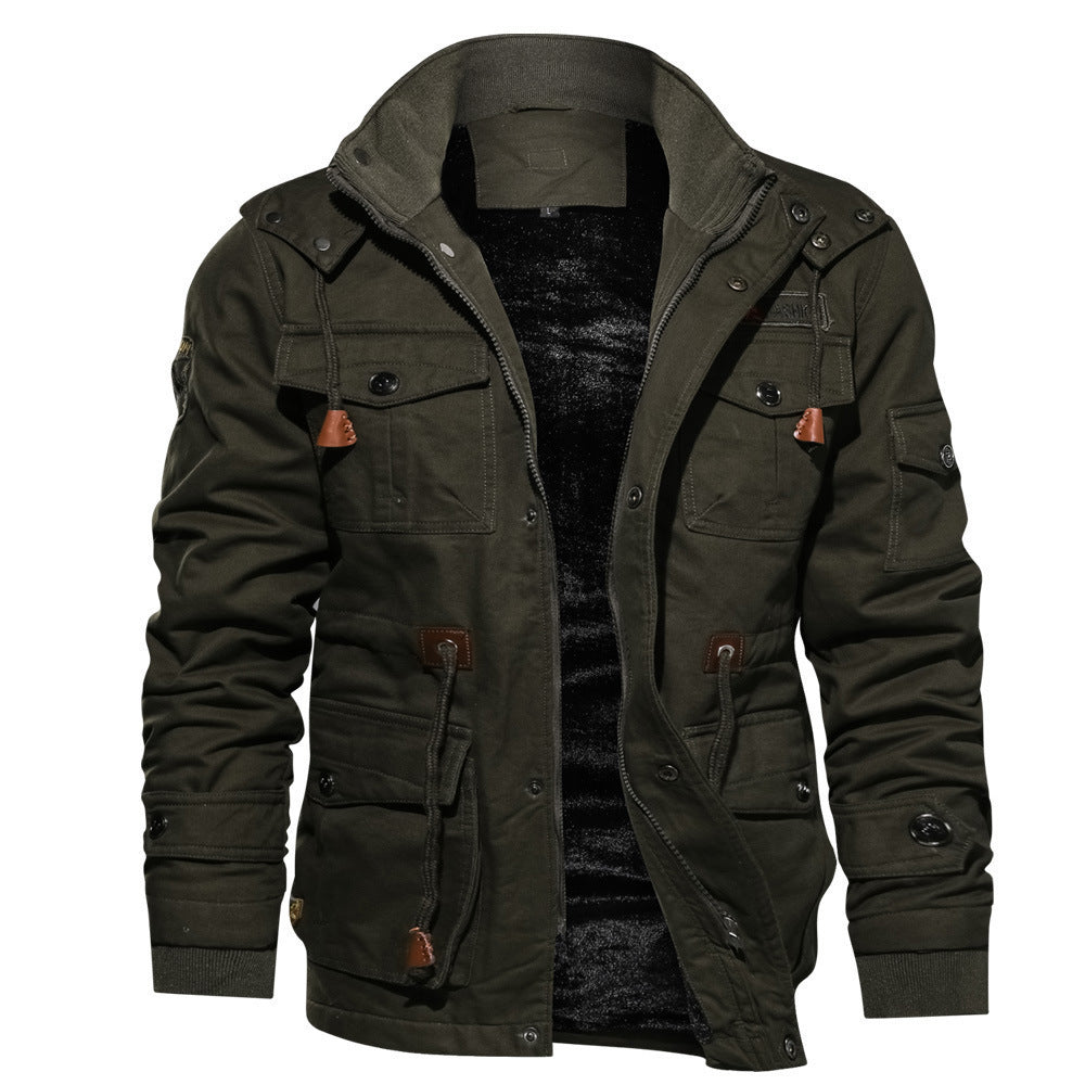 Men's Multifunctional Outdoor Jacket In Casual Design with Warm Lining Amarae
