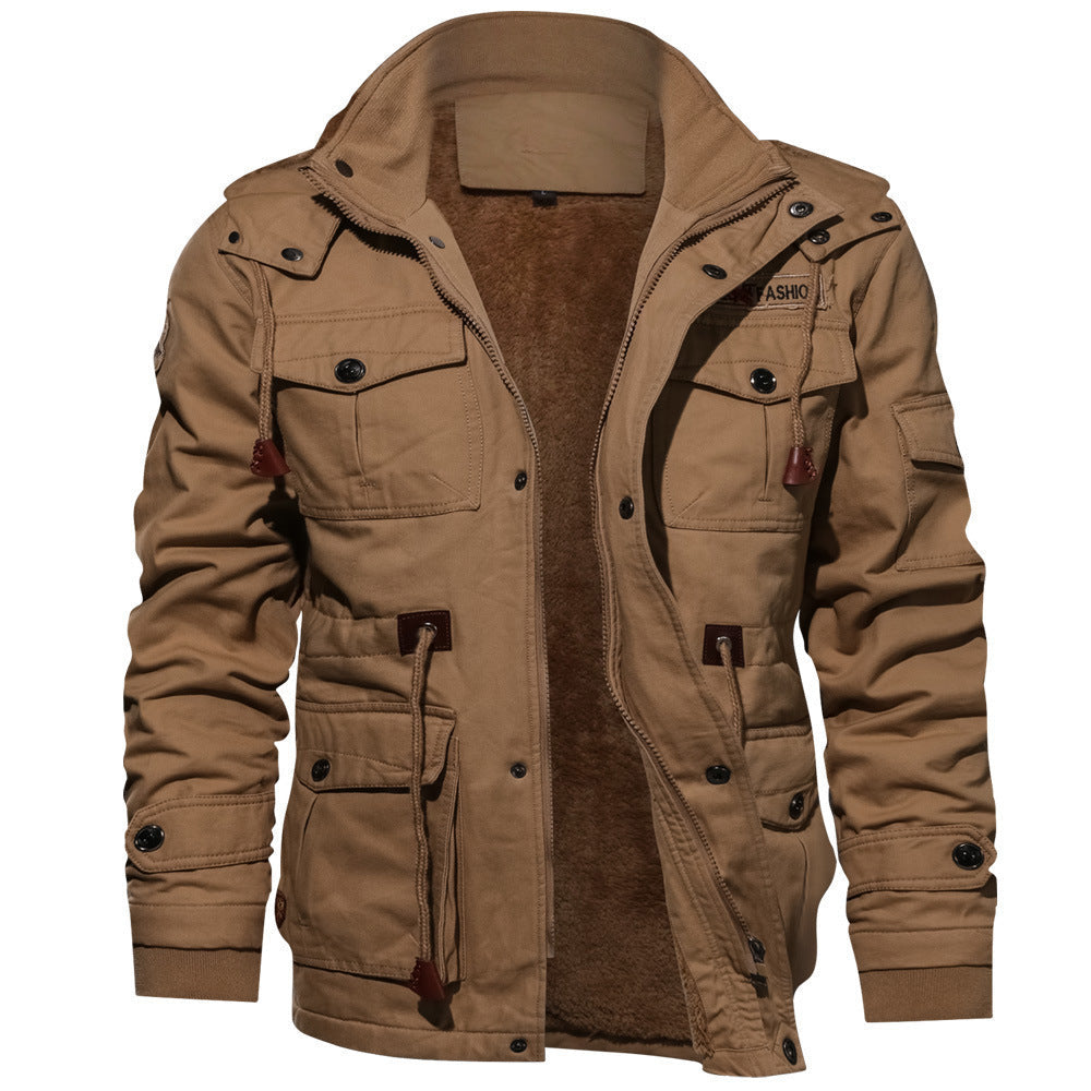 Men's Multifunctional Outdoor Jacket In Casual Design with Warm Lining Amarae