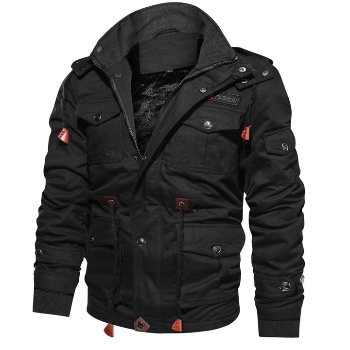 Men's Multifunctional Outdoor Jacket In Casual Design with Warm Lining Amarae