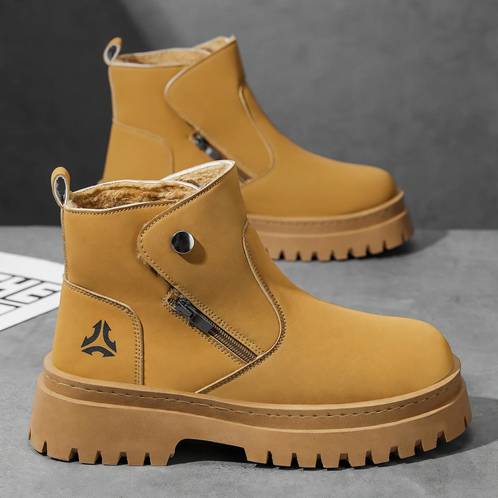 Men's work boots in British style