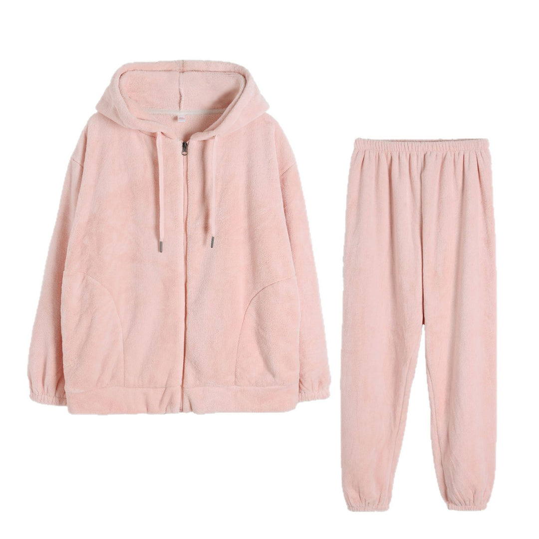 Padded flannel pajamas for couples
