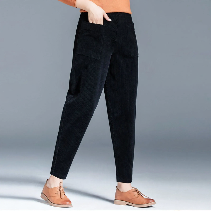 Women’s harem-style cord pants