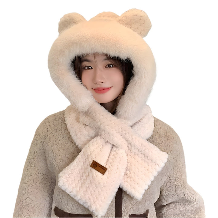 Plush set with hat and scarf