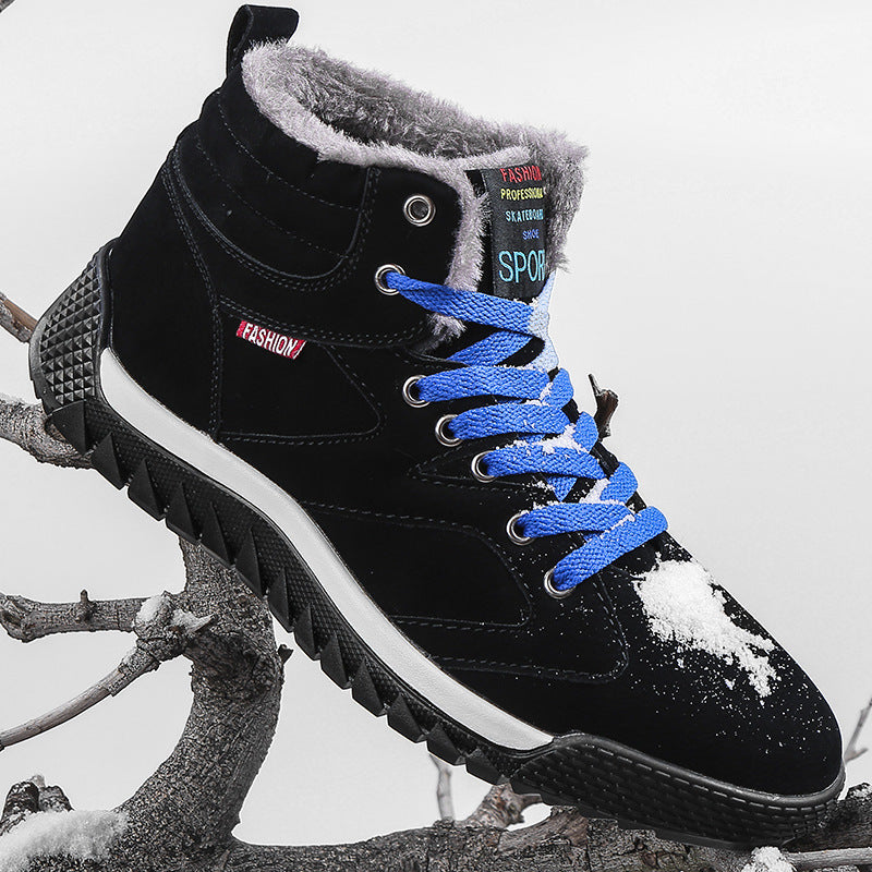 Men's winter boots, insulated, large sizes