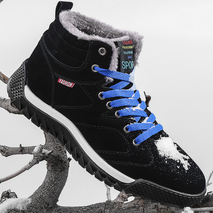 Men's winter boots, insulated, large sizes