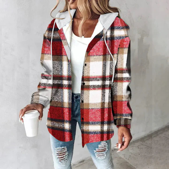 Amarae | Checked autumn jacket for women