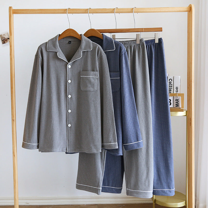 Men's house suit, lined, checked