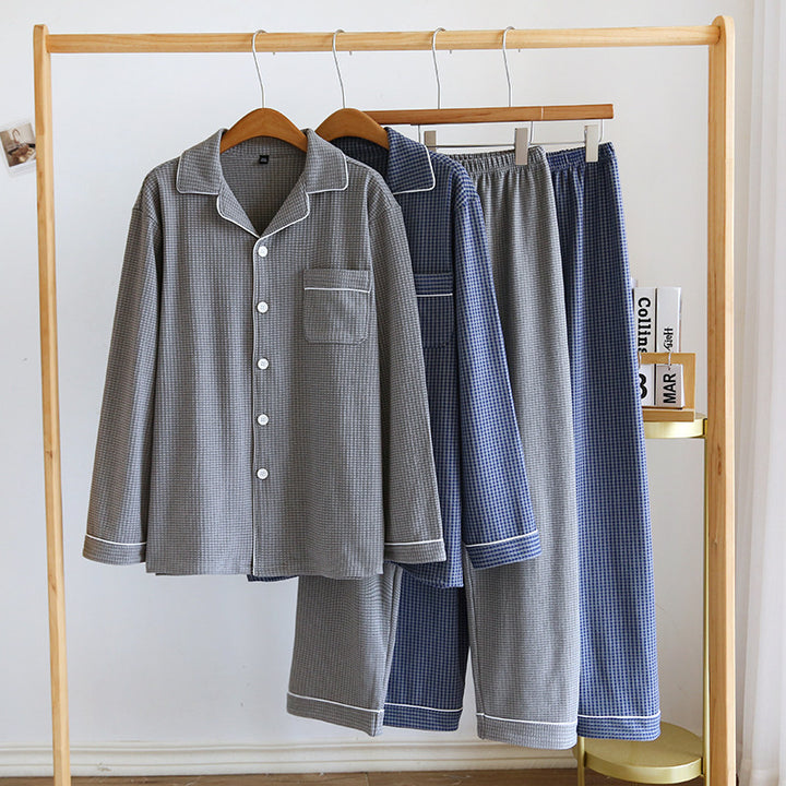 Men's house suit, lined, checked