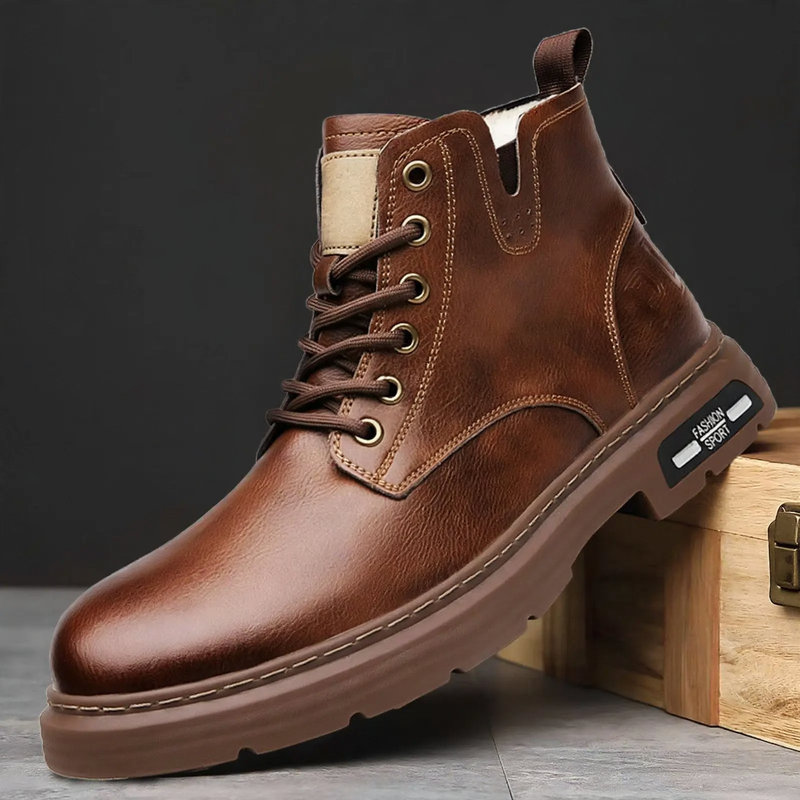 Versatile men's Martin boots in retro style