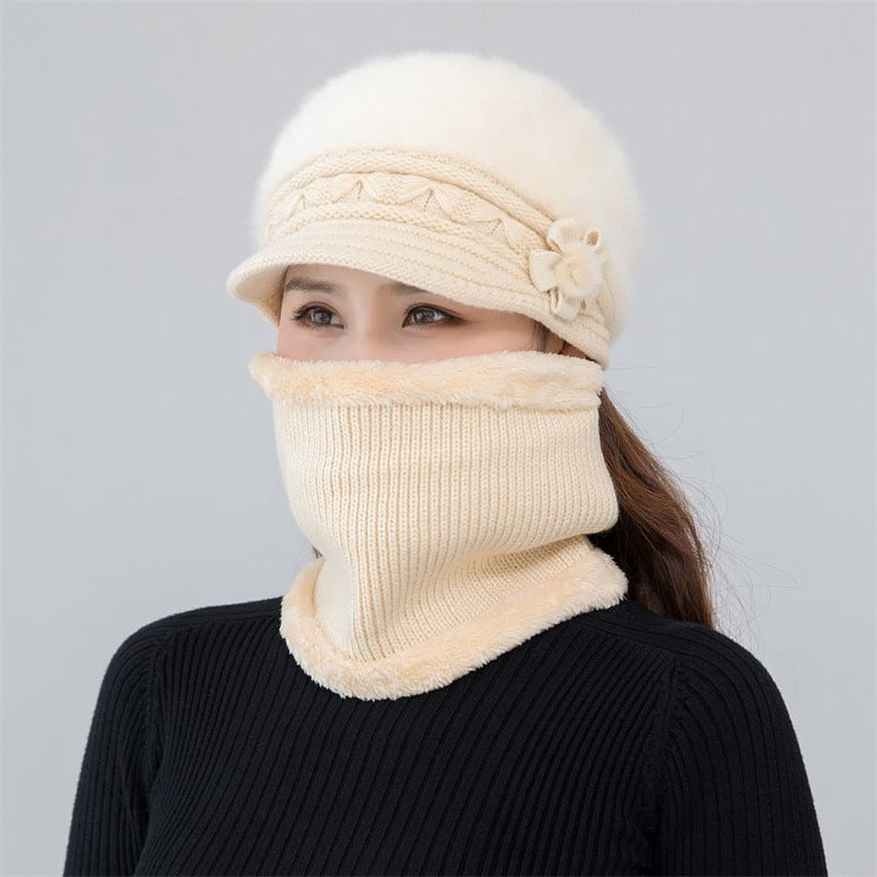 Ladies' knitted hat, warm and stylish