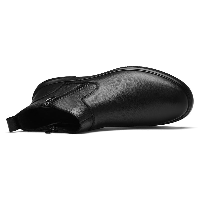 Men's Chelsea boots made of cowhide, lined
