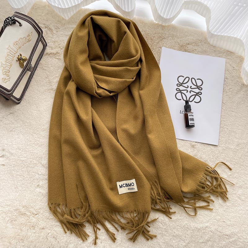Long scarf made of cashmere imitation, 65x200 cm