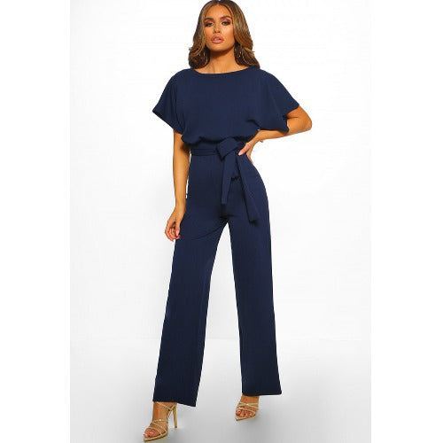 Wide overalls for women with a stylish belt Lune London