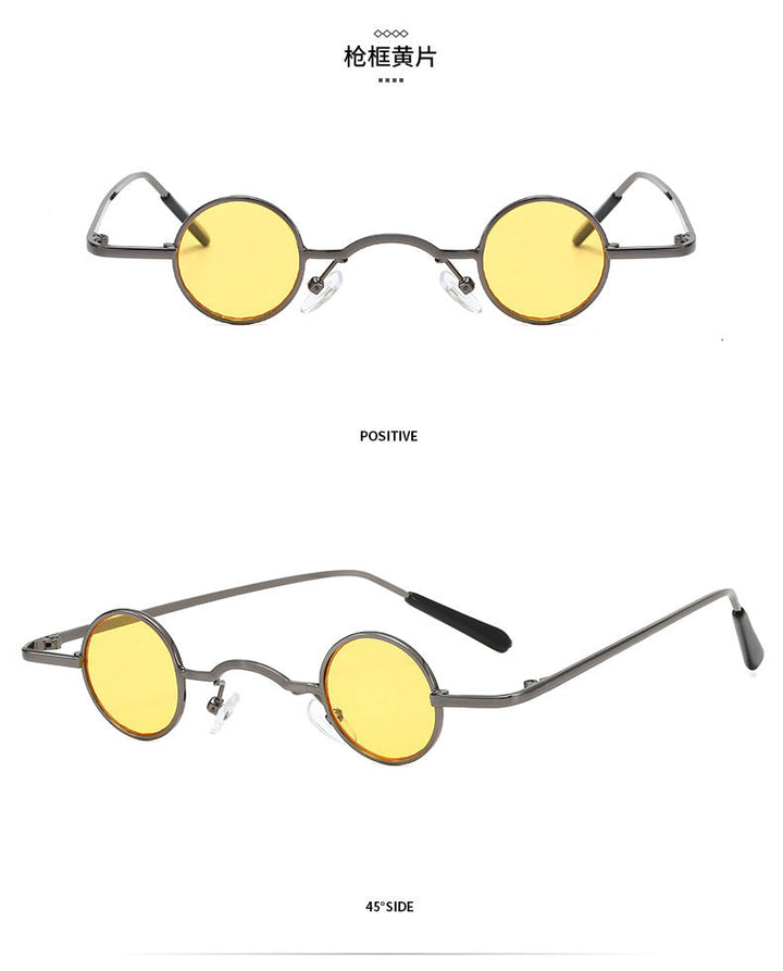 Lune London | Retro sunglasses with small round frame for men