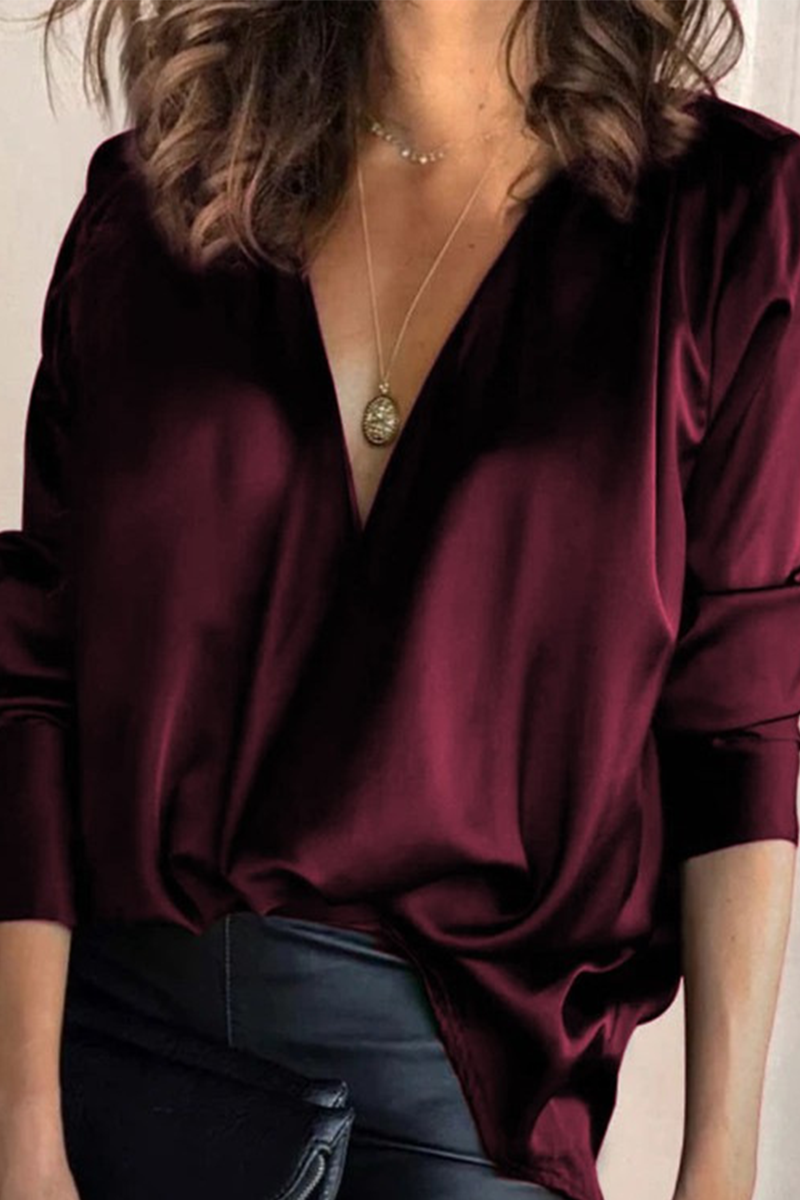 Lune London | Casual V-Neck Blouse