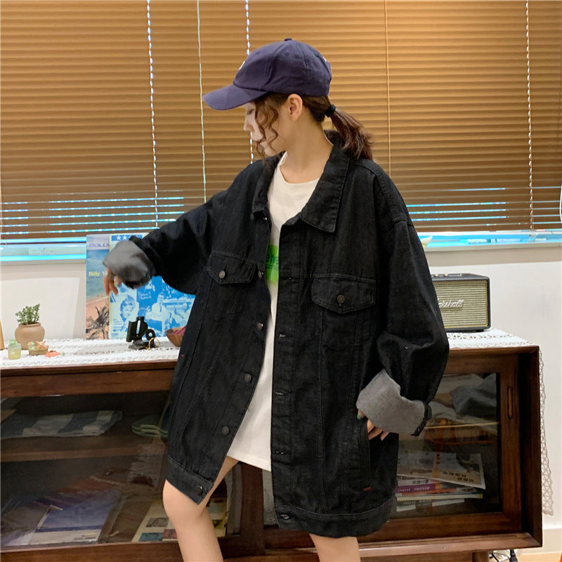 Veste en denim oversize pour femmes avec doublure intérieure douce Chic & Stil