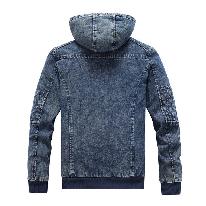 Hooded denim jacket for men Amarae