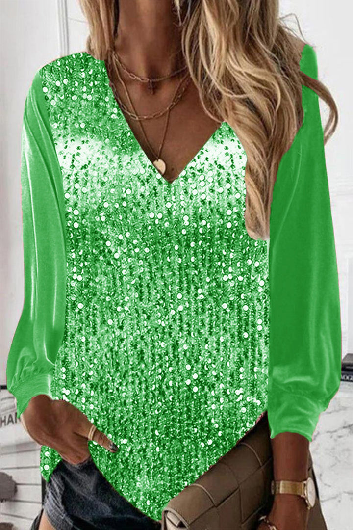 Amarae | Simple Glitter Blouse