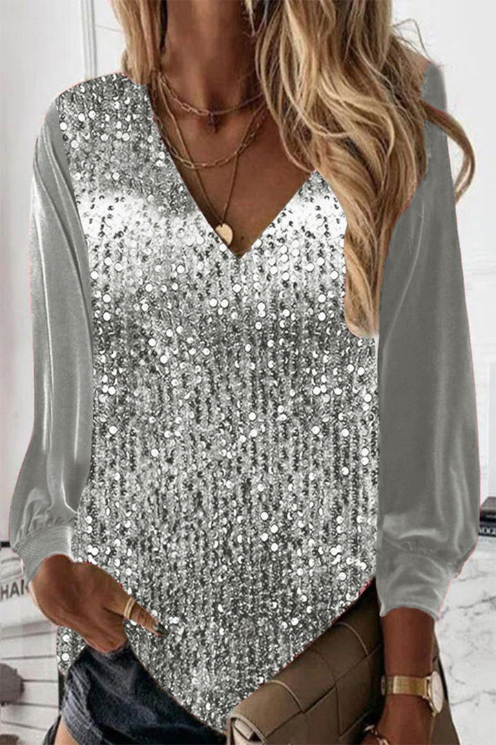 Amarae | Simple Glitter Blouse