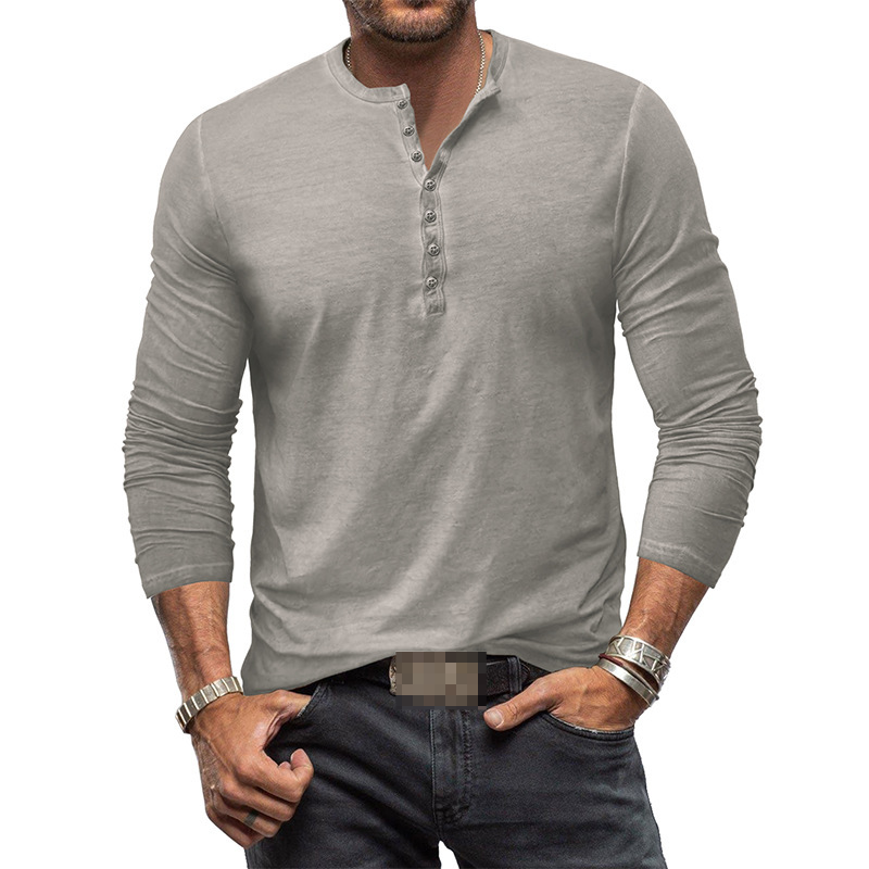 Lune London | Henley Shirt for Men with Long Sleeves
