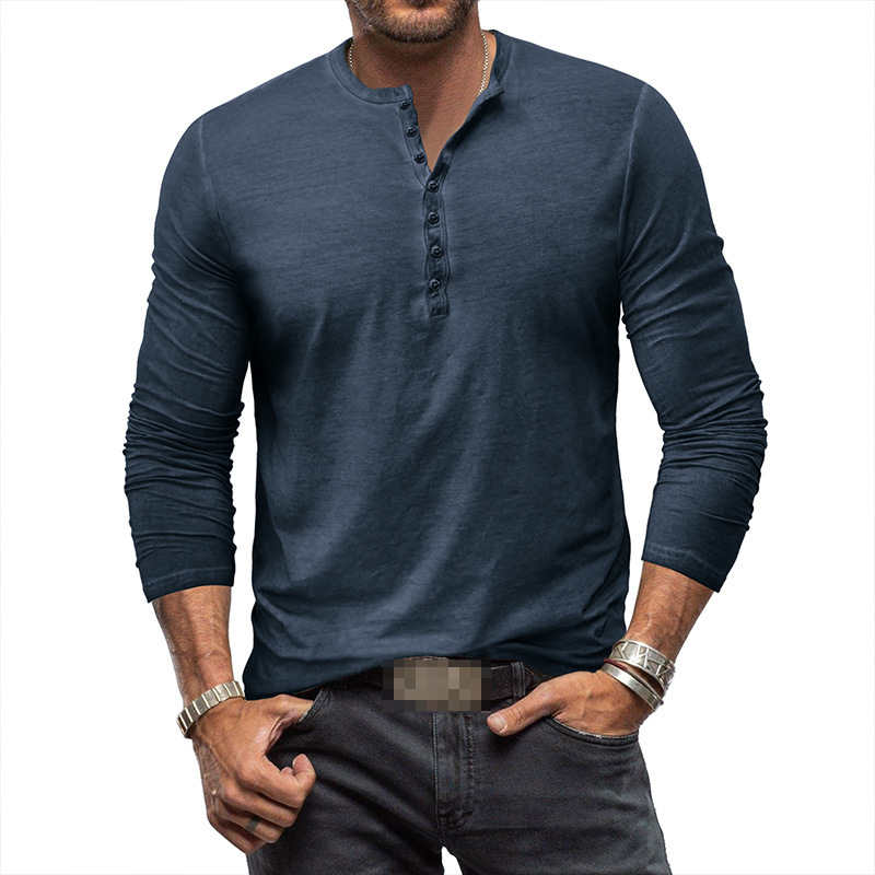 Lune London | Henley Shirt for Men with Long Sleeves