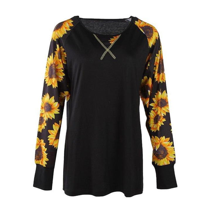 Long-sleeve shirt for women with floral pattern and relaxed fit Lune London