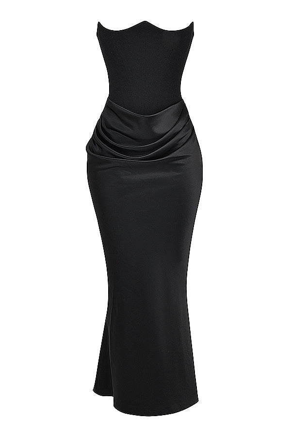 Lune London | Elegant Strapless Corset Dress