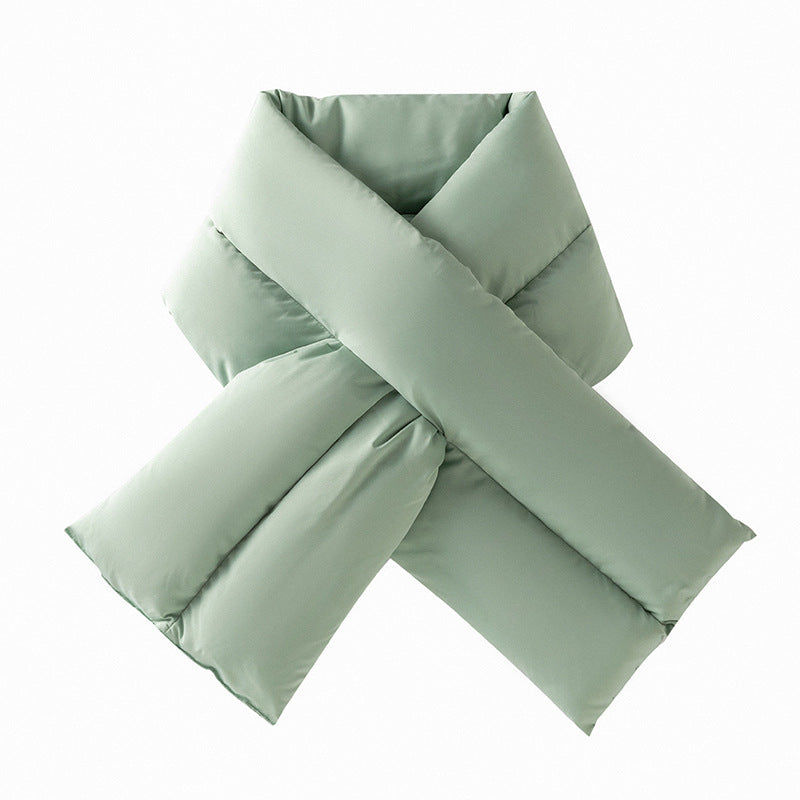 Quilted down scarf, 90x12.5 cm